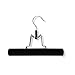 Honey-Can-Do HNGZ01527 8 Pack Wooden Pant Hanger with Clamp, Ebony