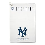 New York Yankees Official Logo Golf Towel Tee Ball Gift Set
