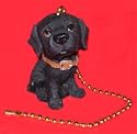 BLACK LABRADOR lab Ceiling FAN PULL chain home decor