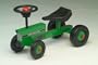 pedal free mini tractor green
