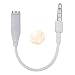 Apple Iphone Audio Port To Standard 3.5mm Stereo Headphone Adapter (white) By Eforcity