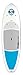 BIC Sport DURA-TEC Original Stand up Paddleboard, White/Blue, 9-Feet 10-Inch x 32.5-Inch x 38# x 185L