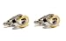 Gold/Rhodium Plated Designer Cufflinks by P D Man