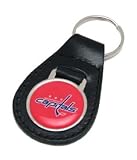 Washington Capitals Leather Keychain