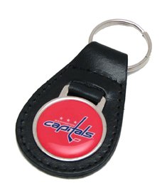 Washington Capitals Leather Keychain