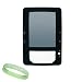 Black Kroo Amazon Kindle 2 E-Book Reader Silicone Rubber Skin Cover + A Live*Laugh*Love Wrist Band!!! (Kindle 2 Not Included)