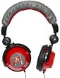 iHip NFH22TBB NFL Tampa Bay Buccaneers DJ Style Headphones, Red/Black