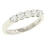 ' Airline' 5 Round prong Set Diamond Band .75cttw