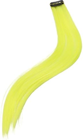 Neon Clip-in Hair FX Extensions Color:Yellow
