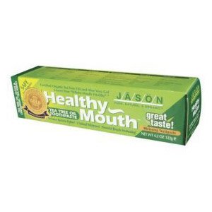 JASON Natural Cosmetics Healthy Mouth Toothpaste, Mint, Tea Tree, Clove and Cinnamon, 4.2 Ounces