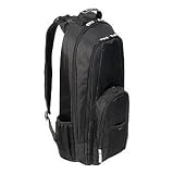 New Targus Groove Notebook Backpack 17 Inch Black TAA Media Pocket Multiple Accessory Compartments