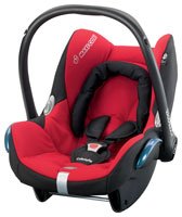 Childrens Toyshop   : Maxi Cosi Cabrio Fix Deep Red 0-12 months