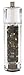 Trudeau Octo Combo 6-1/2-Inch Pepper Mill with Salt Shaker