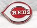 Cincinnati Reds Enamel Pewter Buckle, MLB Baseball Buckle