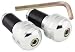 ANTI VIBRATION BAR ENDS SILVER - BikeMaster -