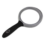 IMAGE OF New-Bausch & Lomb 813303 - 2X - 4X Round Handheld Magnifier w/Acrylic Lens, 3-1/4 diameter - BAL813303