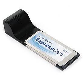 Dual eSATA II Express Card Adapter for Laptop/Notebook and Desktop Computers