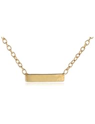 Adina Reyter Sterling Silver Tiny Bar Necklace, 16"