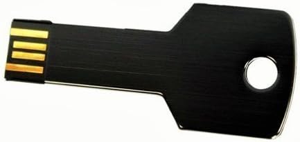 Xium - 8 GB Metal Key USB 2.0 Flash Drive (BLACK)