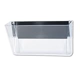 Office Products : Rubbermaid 13514 Stak-a-file magnetic file pocket, letter size, clear