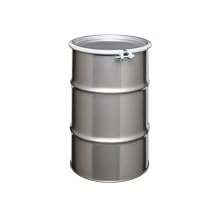 SKOLNIK Stainless Steel Drum, 30 gallons, Bolt Ring, 1.2mm Body Gauge (Pack of 1)