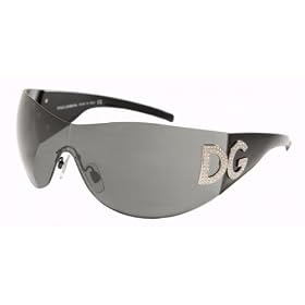 DOLCE and GABBANA D&G DG 6036B 501 87 BLACK PLASTIC SUNGLASSES