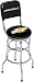 Chevrolet Bowtie Double Ring and Chrome Seat Ring Barstool