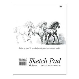 BAZIC 40 Ct. 9 X 12 Premium Sketch Pad Case Pack 48