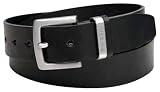 Fossil Men's Gents Black Leather Belt 90 cms/36 ins with SS Buckle Black MB309800136