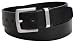 Fossil Men's Gents Black Leather Belt 90 cms/36 ins with SS Buckle Black MB309800136