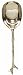 Decorative Stainless Steel Small Ice Scoop with Twig Handle