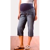 Motherhood Maternity: Mid Belly Must-have Basic Maternity Capri Jeans