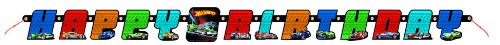 Hot Wheels Happy Birthday Letter Banner