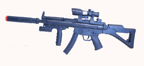 New Spring Airsoft Gun Rifle W/ Laser & Light & Bbs