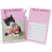 Party Supplies - Glamour Cats Invitations (8)
