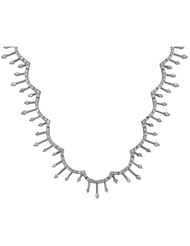 3 CT Natural Diamond Fashion Necklace In 18k White Gold