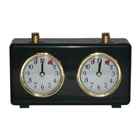 Professional Mechanical Chess Timer Clock - Black