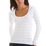 Armani Exchange Sheer Stripe Top