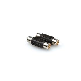 Hosa GRA-101 RCA Female to RCA Female Coupler (2-Pieces)