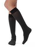Womens Semi Opaque Trouser Socks Denier Matte Made in Italy 4 Color Options Black Espresso Navy Gray