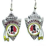Washington Redskins Dangle Earrings - NFL Football Fan Shop Sports Team Merchandise