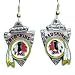 NFL Earrings - Washington Redskins