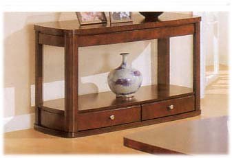 OCCASIONAL SOFA TABLE WITH METAL HARDWARE