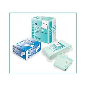 Disposable Underpads, 17x24 (22 gram) - 3 packs of 100/Case