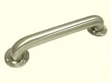 16 Decorative Grab Bar with Exposed Screw in Satin Nickel 16 Decorative Grab Bar with Exposed Screw in Satin Nickel