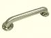 Elements of Design EGB1212ES Decorative Grab Bar, 1-1/2 OD, 12 Length, Satin Nickel