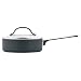 Anolon Professional Hard Anodised Covered Saute Pan with Helper Handle, 24 cm