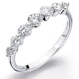 1/2Ct.T.W. Round Brilliant Cut Diamonds, 14K White Gold. Diamond Fancy Ring