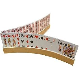 deluxe wood card holder