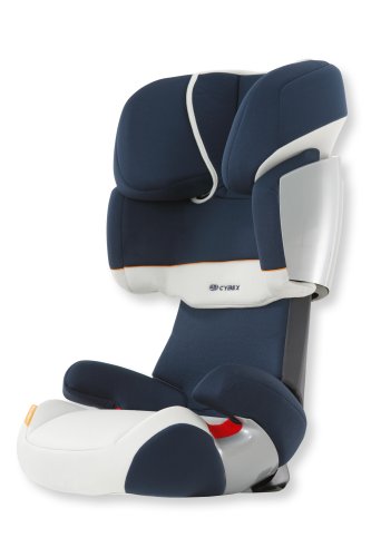 Cybex 050018 004 - Solution X Night Beach - Autokindersitz Gruppe II und III (15 - 36 kg), von 4 bis circa 12 Jahre navy / beige